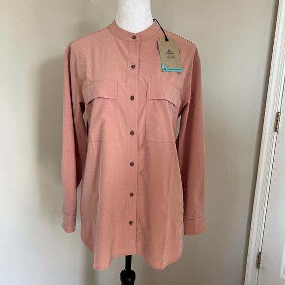 Prana Railay Tunic Women's Sun Protection Top Cloud Blush Size Small NWT - Picture 1 of 6